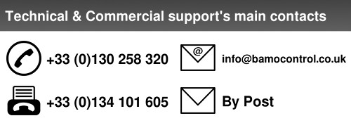 Technical & Commercial support's main contacts